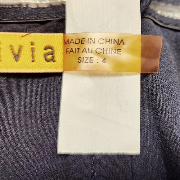 Alice + Olivia 100% Silk Blue Strapless Fit and Flare Party Dress Size 4 - Picture 4 of 8